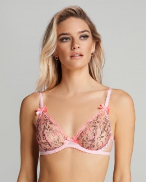 Agent Provocateur Bunnie Plunge Underwired Bra レディース ブラ ピンク 日本 | D5U-1864