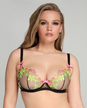 Agent Provocateur Callypso Plunge Underwired Bra レディース ブラ Multi/Black 日本 | Q9G-4426