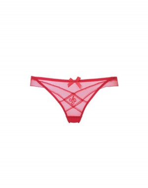 Agent Provocateur Casper Full Brief レディース ブリーフ 赤 日本 | N7J-6310