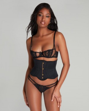 Agent Provocateur Damson Waspie レディース カフス、チョーカー、ボディチェーン 黒 日本 | K6N-7862