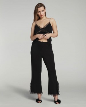 Agent Provocateur Gisele Jersey Pyjama Trousers レディース パジャマ 黒 日本 | U5E-6638