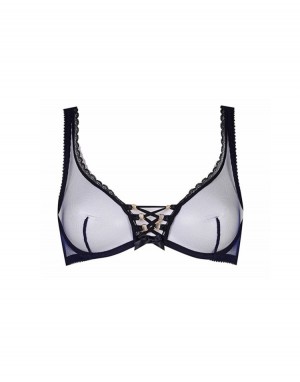 Agent Provocateur Indy High Apex Underwired Bra レディース ブラ 青 日本 | T0C-8114