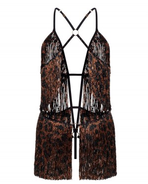 Agent Provocateur Jalo Playsuit レディース ランジェリー ひょう 日本 | T9H-3550