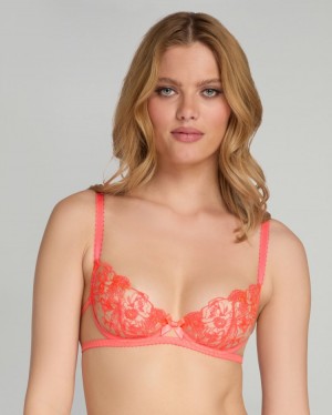 Agent Provocateur Jayce Plunge Bra レディース ブラ コーラル 色 日本 | B0L-7668