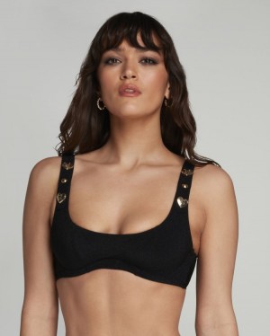 Agent Provocateur Julles ビキニ Top レディース ビキニトップ 黒 日本 | A0H-3025