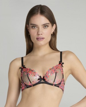 Agent Provocateur Lexx Plunge Underwired Bra レディース ブラ オレンジ 日本 | V6P-9229