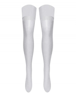 Agent Provocateur Onnix 1 Stockings レディース ストッキングとホールドアップ White/White 日本 | E9W-5585