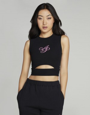 Agent Provocateur Rayley Crop Top レディース ラウンジウェア 黒 日本 | I2H-6630