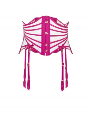 Agent Provocateur Rubi Waspie レディース アクセサリー Magenta/Sand 日本 | G9J-3570