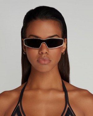 Agent Provocateur Scarlette Sunglasses レディース サングラス Gold/Black 日本 | Q7R-5327