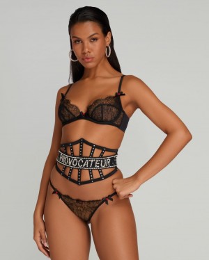 Agent Provocateur Skilar Waspie レディース アクセサリー Black/Iridescent 日本 | A0M-2659