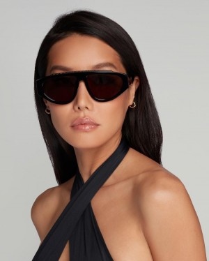 Agent Provocateur Tyrah Sunglasses レディース サングラス 黒 日本 | X8K-7857