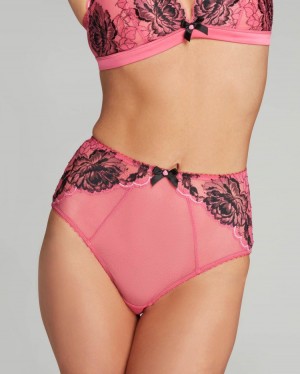 Agent Provocateur Yara High Waisted Brief レディース ブリーフ ピンク 日本 | O0G-3993