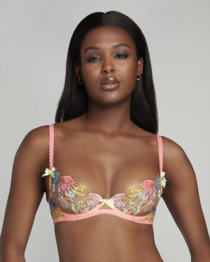 Agent Provocateur Zuri Plunge Underwired Bra レディース ブラ Multicolour 日本 | J9J-4359