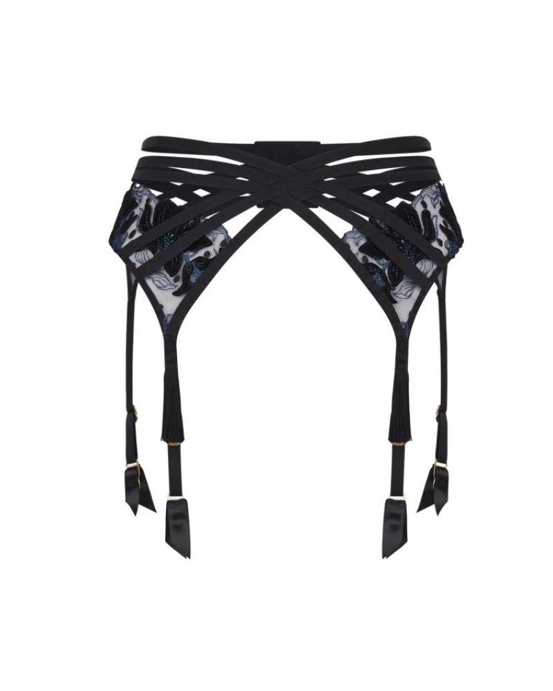 Agent Provocateur Adellah Full Brief レディース ブリーフ Black/Teal 日本 | C4V-0462