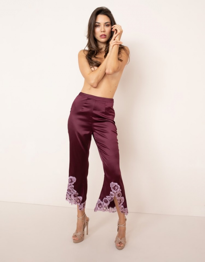 Agent Provocateur Agnese Trousers レディース ラウンジウェア 紫 日本 | X0M-7073