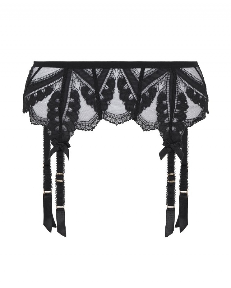 Agent Provocateur Alysia Suspender レディース ランジェリー 黒 日本 | C0Y-7282