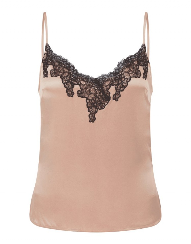 Agent Provocateur Amelea Pyjama Top レディース パジャマ ピンク 日本 | F4B-0313