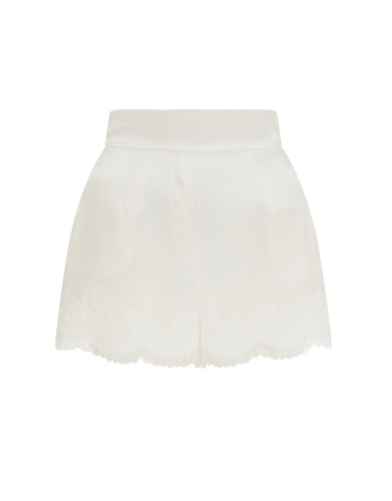 Agent Provocateur Amelea Shorts レディース ショートパンツ Ivory 日本 | F3K-1370