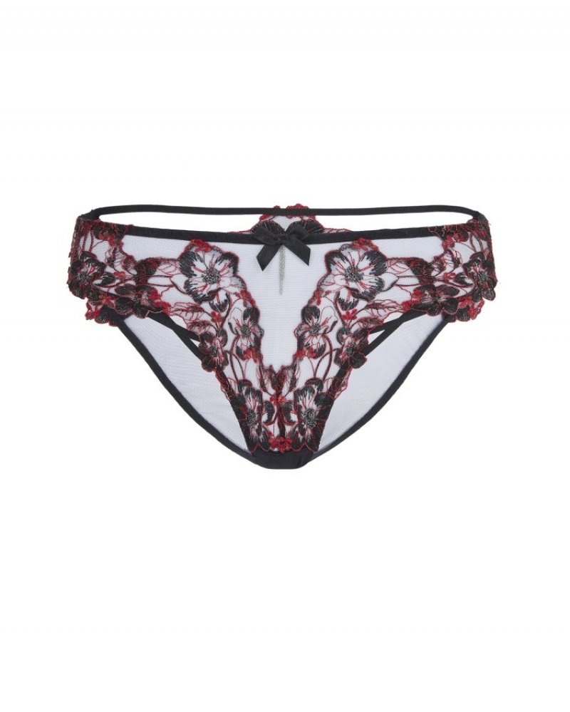 Agent Provocateur Amoura High Apex Underwired Bra レディース ブラ Black/Red 日本 | C1C-7504