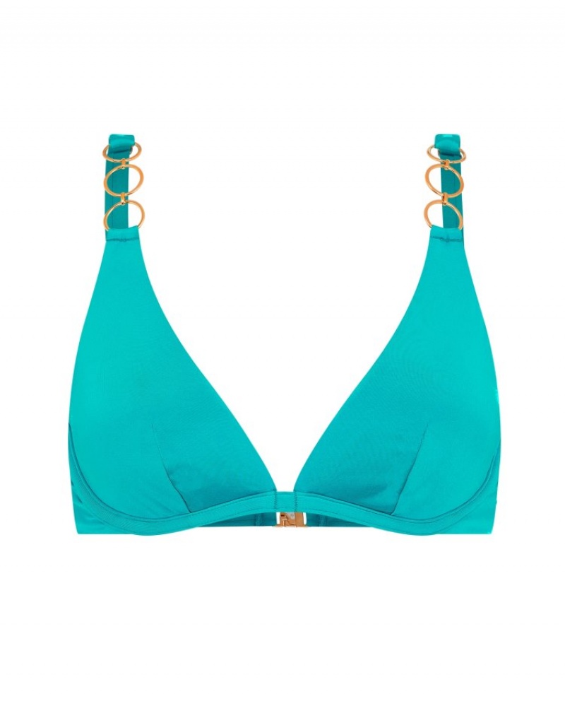 Agent Provocateur Anastacia ビキニ Top レディース 水着 Teal 日本 | D8Q-4449