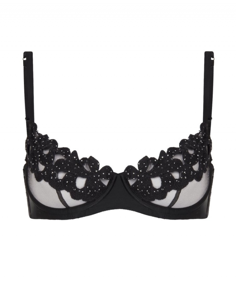 Agent Provocateur Angelinna Demi Cup Underwired Bra レディース ブラ 黒 日本 | A8K-8370