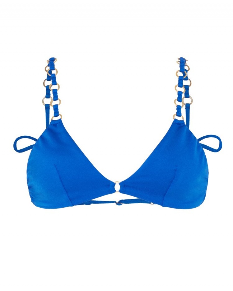 Agent Provocateur Ashia Tie Side ビキニ Top レディース ビキニトップ Cobalt 日本 | L4D-9217