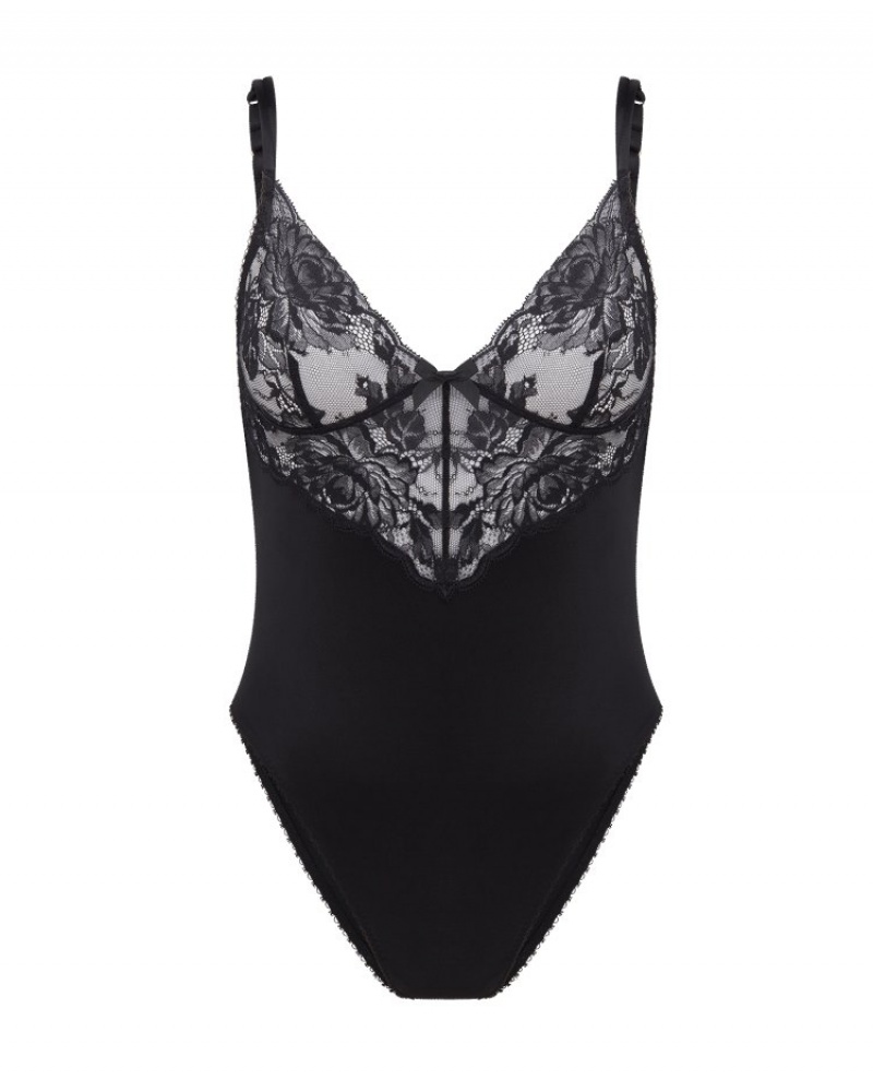 Agent Provocateur Ashlee Body レディース ボディスーツ 黒 日本 | E4V-3078