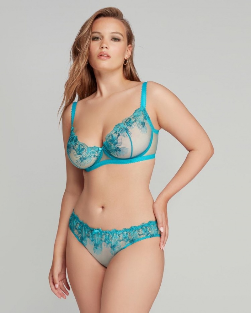 Agent Provocateur Astria Plunge Underwired Bra レディース ブラ 青 日本 | H3S-0231