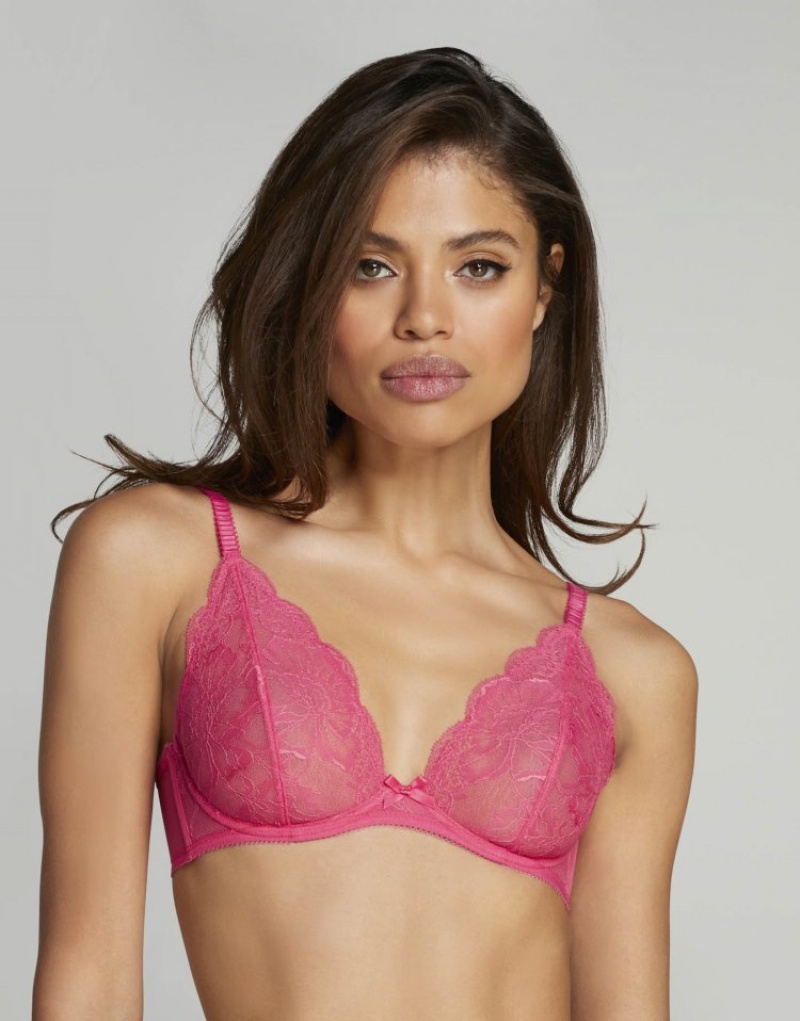 Agent Provocateur Bernie High Apex Underwired Bra レディース ブラ ピンク 日本 | B4X-3585