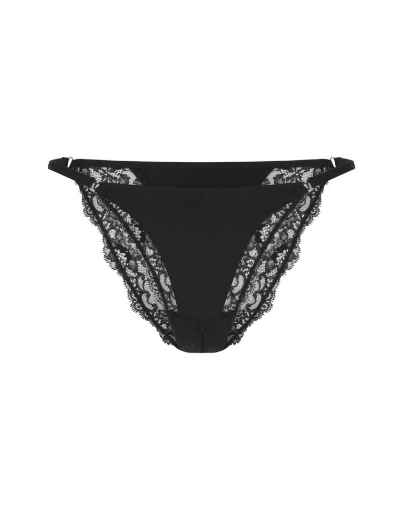 Agent Provocateur Brigette High Waisted Brief レディース ブリーフ 黒 日本 | U0G-7030