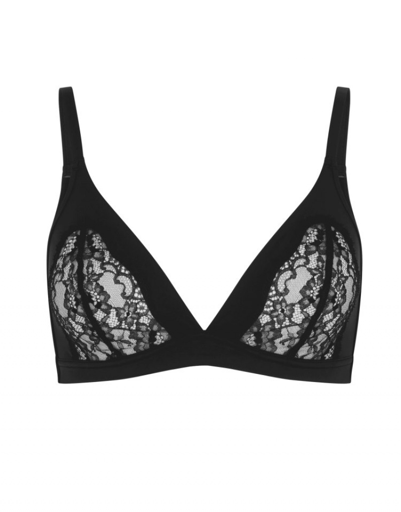 Agent Provocateur Brigette Soft Cup High Apex Bra レディース ブラ 黒 日本 | L7S-9646