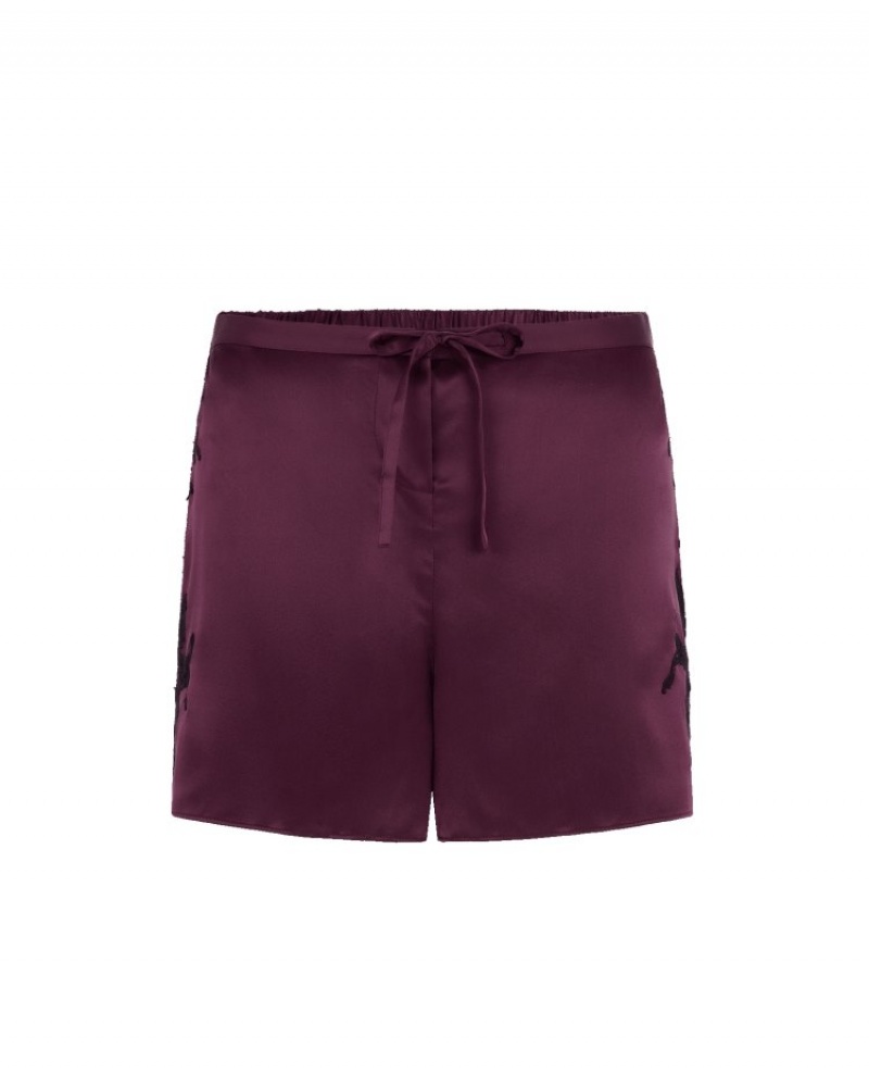 Agent Provocateur Caressa Pyjama Shorts レディース パジャマ Plum 日本 | F7A-5420