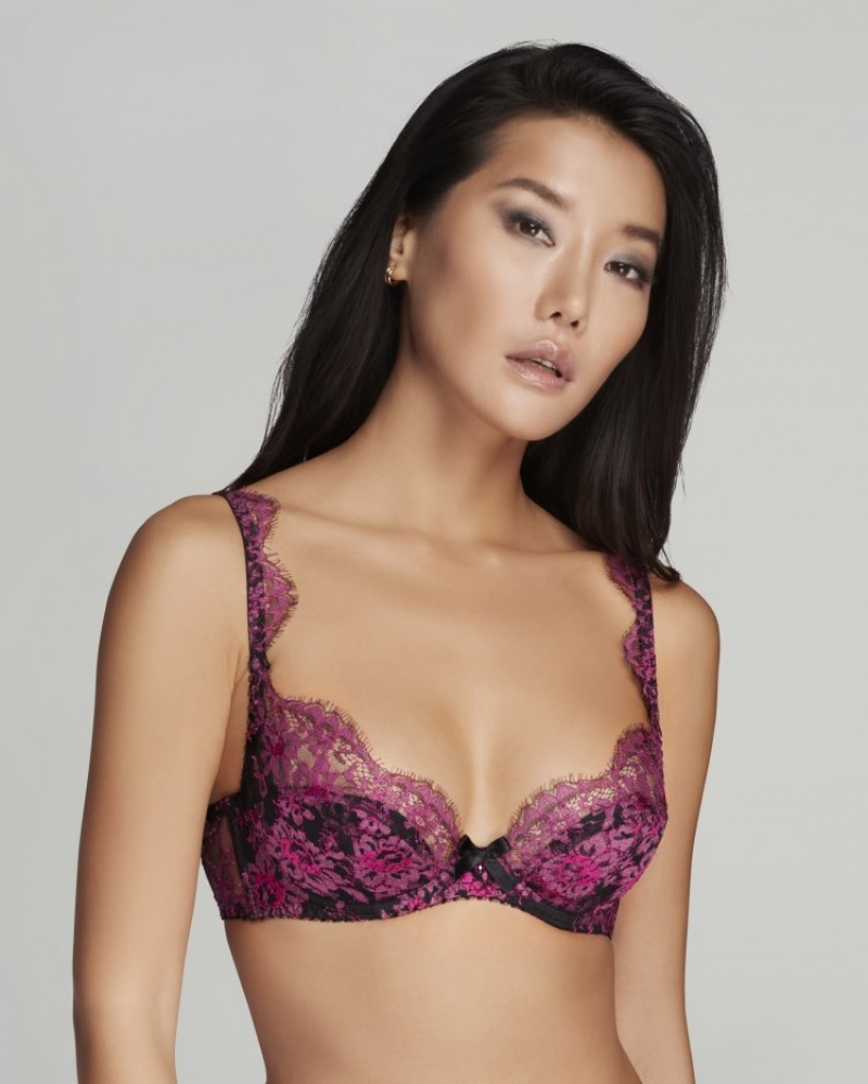 Agent Provocateur Carline Plunge Underwired Bra レディース ブラ ピンク 日本 | S2L-1976