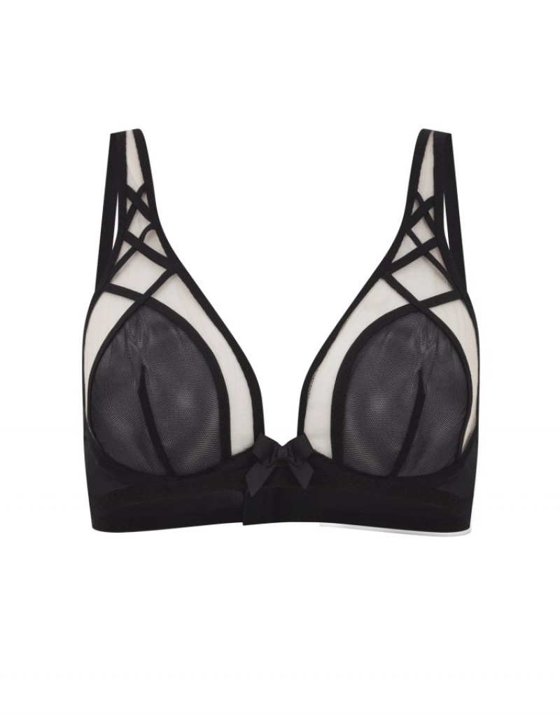 Agent Provocateur Cherise High Apex Underwired Bra レディース ブラ 黒 日本 | Z3L-1350