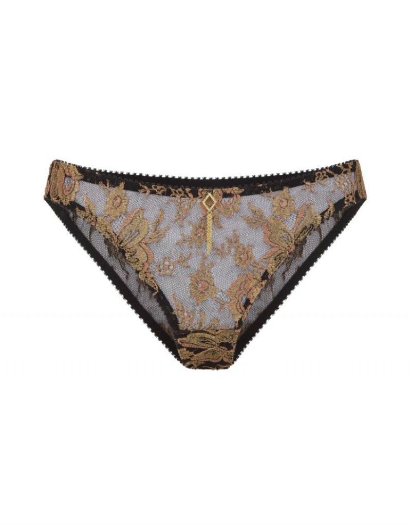 Agent Provocateur Constantia Full Brief レディース ブリーフ ゴールド 日本 | E4L-1288