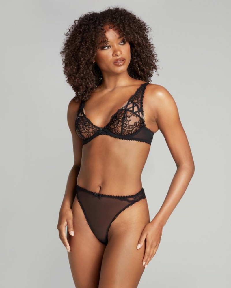 Agent Provocateur Cordellia ひも レディース Tバック 黒 日本 | R2W-4947