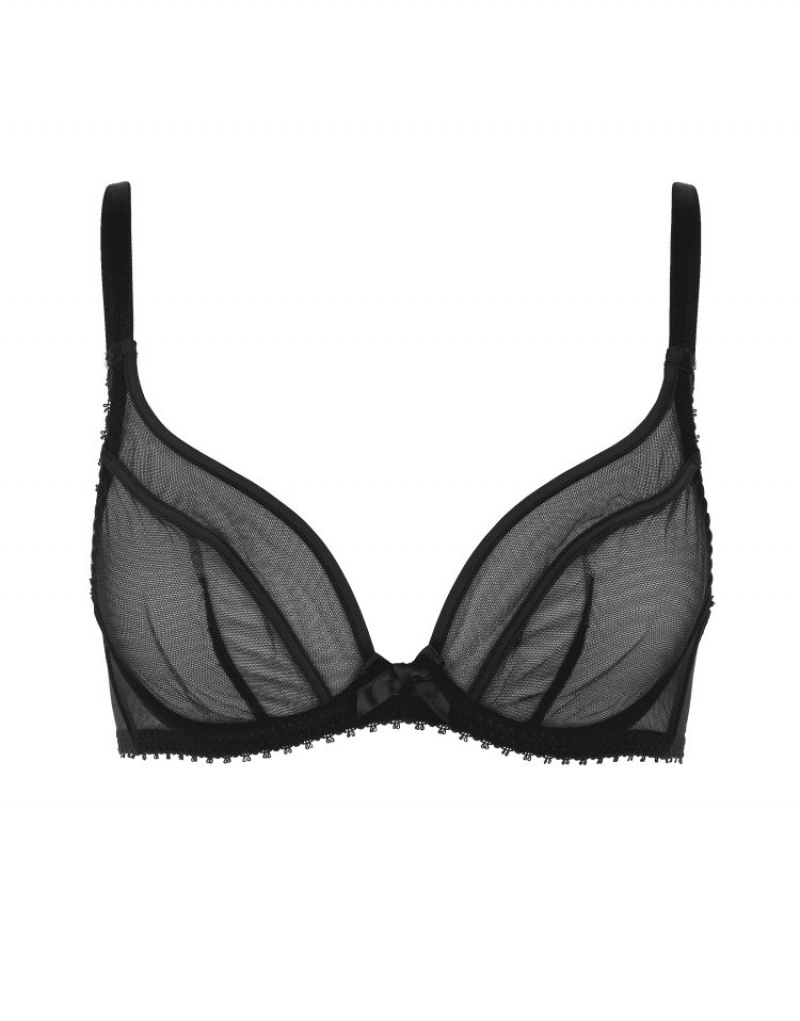 Agent Provocateur Cruz Plunge Underwired Bra レディース ブラ 黒 日本 | C5K-6062