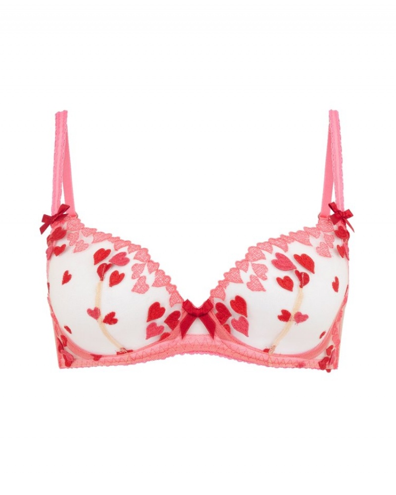 Agent Provocateur Cupid Plunge Underwired Bra レディース ブラ ピンク 日本 | C8P-2769