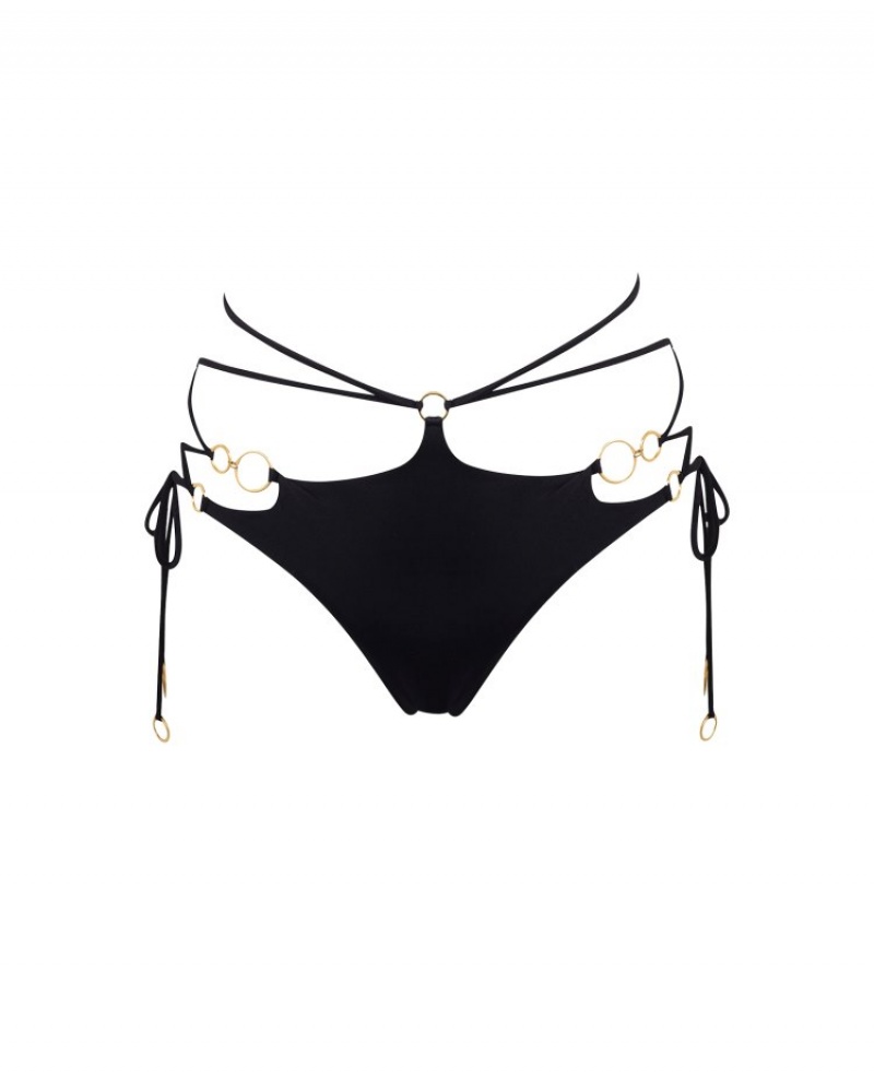 Agent Provocateur Davine ビキニ Bottom レディース 水着 黒 日本 | L7M-6227