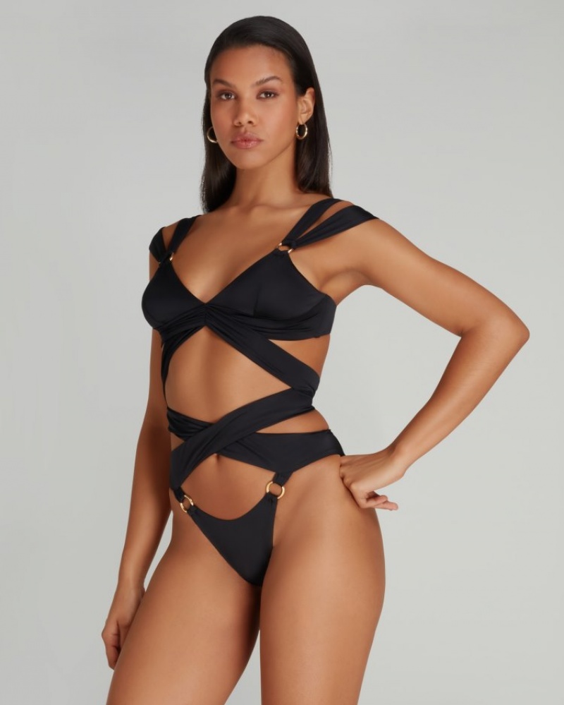 Agent Provocateur Desiray Swimsuit レディース 水着 黒 日本 | Z6V-5841