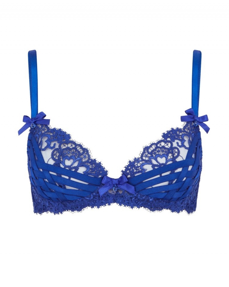 Agent Provocateur Dioni Plunge Underwired Bra レディース ブラ Cobalt 日本 | A8Y-5224