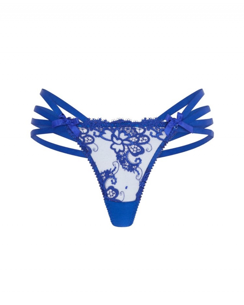 Agent Provocateur Dioni ひも レディース Tバック Cobalt 日本 | T6H-8959