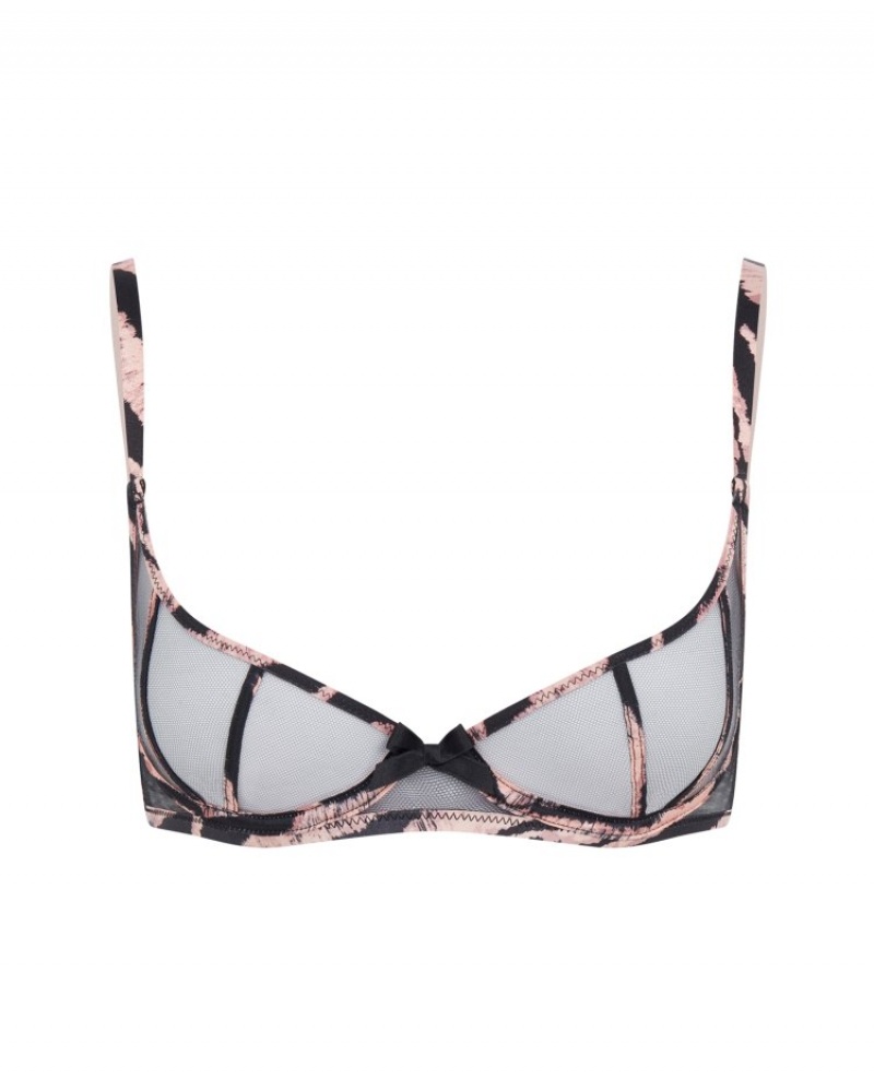 Agent Provocateur Ellise Demi Cup Underwired Bra レディース ブラ 黒 日本 | L5V-2904