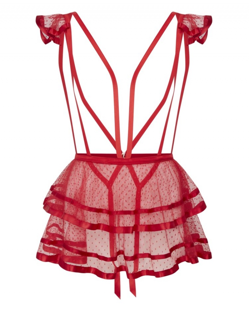 Agent Provocateur Ellora Ouvert レディース ニッカーズ 赤 日本 | J7P-3998