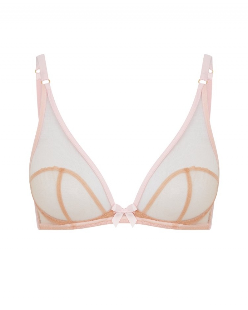 Agent Provocateur Emmy Lou High Apex Underwired Bra レディース ブラ ピンク 日本 | B4S-0083