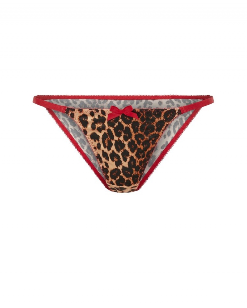 Agent Provocateur Ettie Full Brief レディース ブリーフ Leopard/Red 日本 | H2B-5117