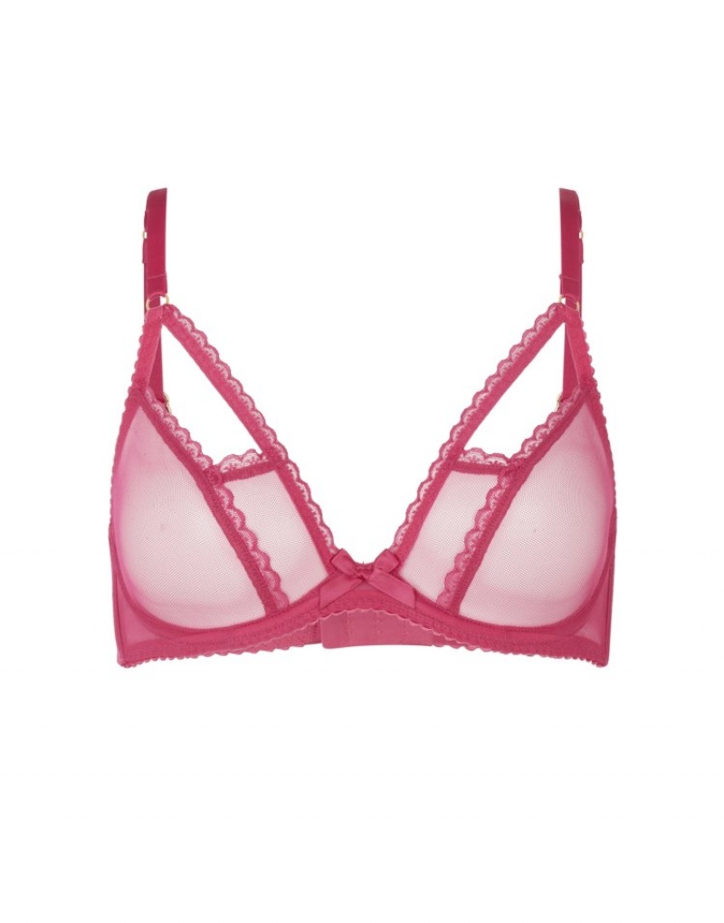 Agent Provocateur Fia Plunge Underwired Bra レディース ブラ ピンク 日本 | T6Q-1833