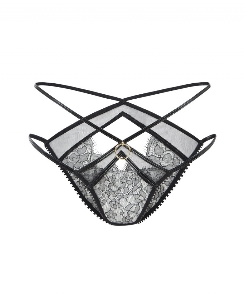 Agent Provocateur Foxie High Apex Underwired Bra レディース ランジェリー 黒 日本 | X0R-8808