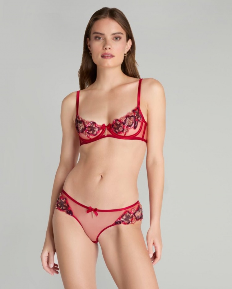 Agent Provocateur Giana Full Brief レディース ブリーフ 赤 日本 | K2Q-3046